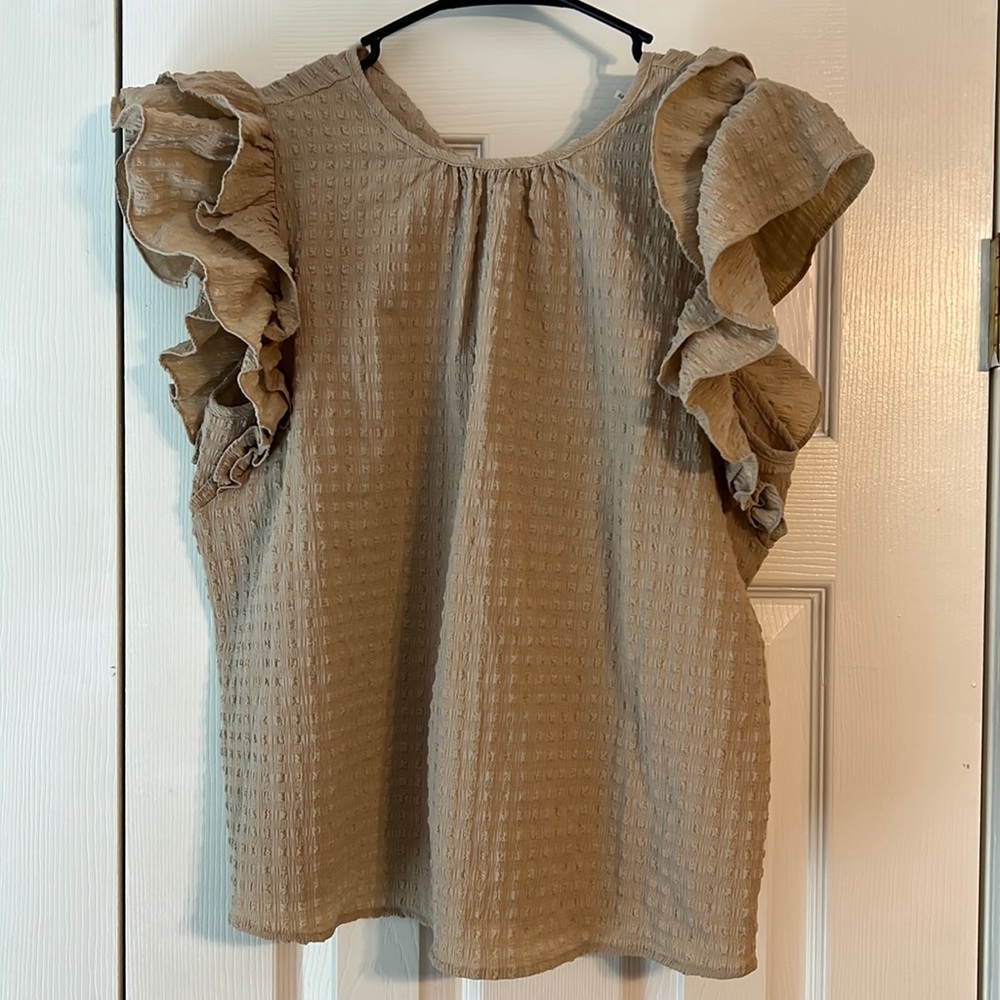 Taupe Blouse